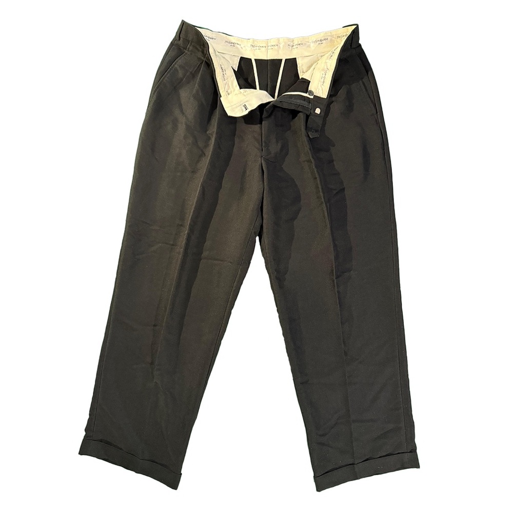 Yves Saint Laurent Men’s Black Dress Pants